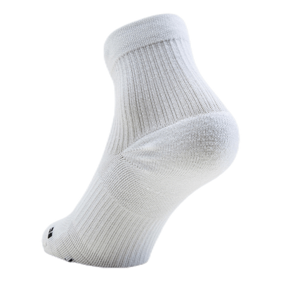 Multiplier Running Ankle Socks (2 Pair) WHITE/BLACK