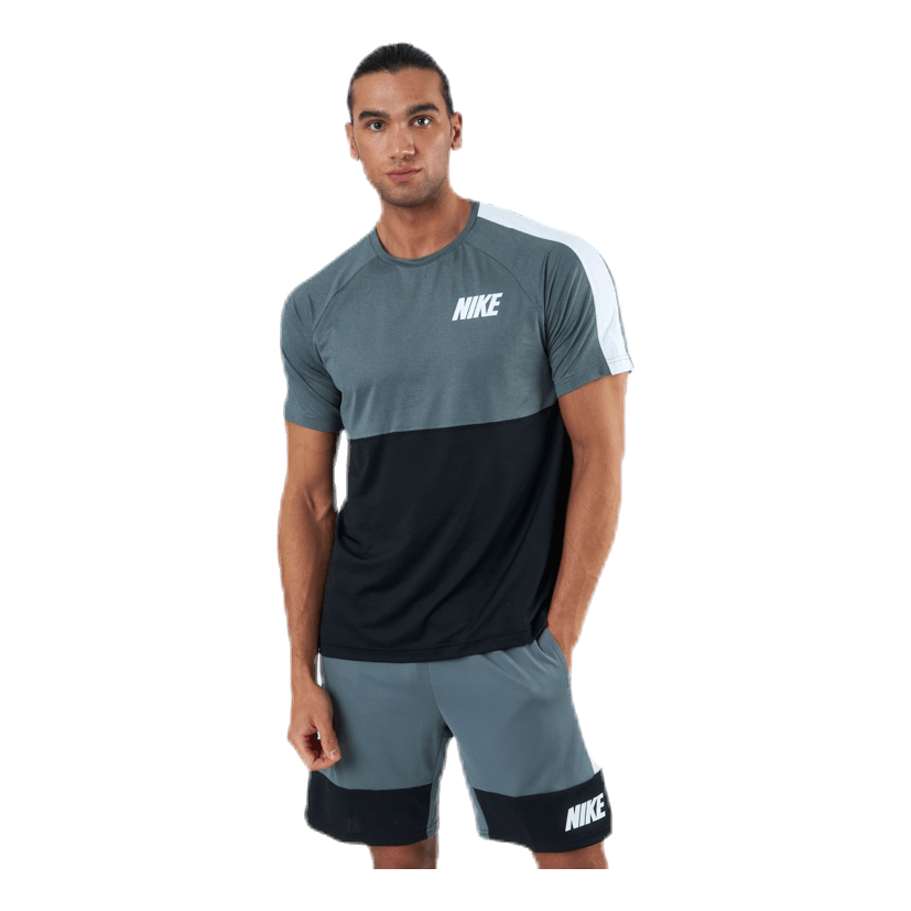 Dri-FIT Hyper SS Top Black/Grey