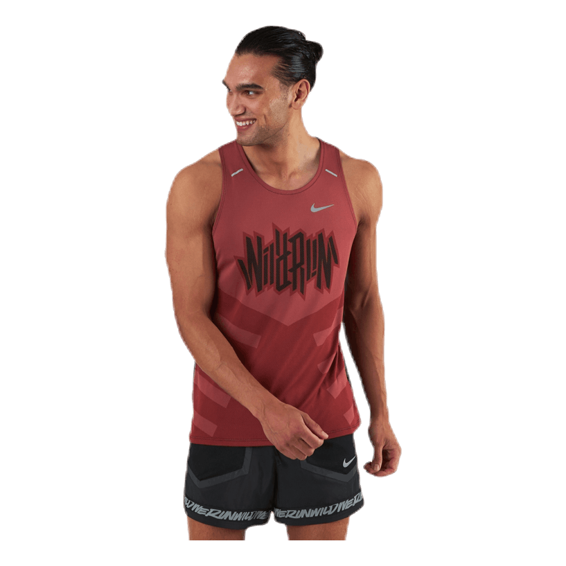 Dri-FIT Rise 365 Wild Run Tank Black/Red