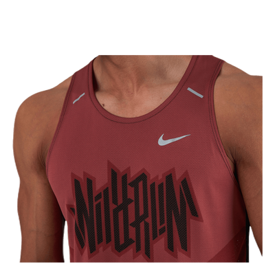 Dri-FIT Rise 365 Wild Run Tank Black/Red