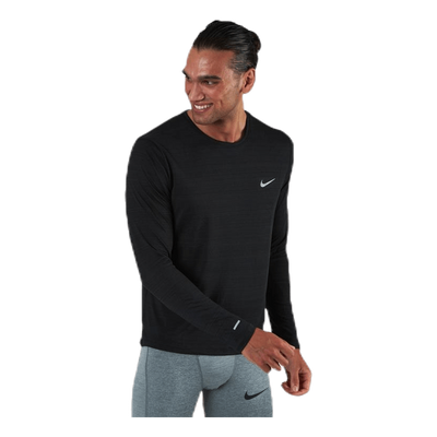 Dri-FIT Miler Top LS Black/Silver