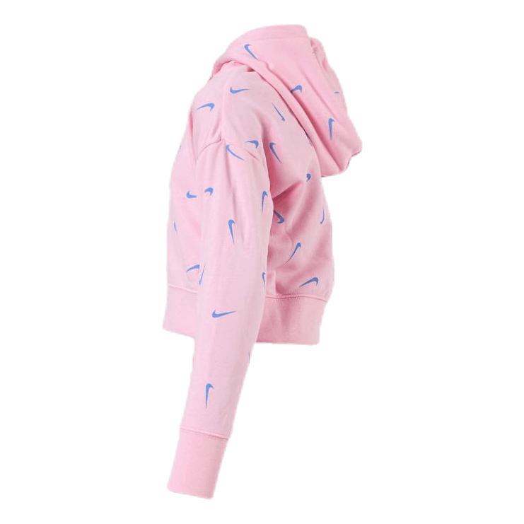 nike pink and blue hoodie
