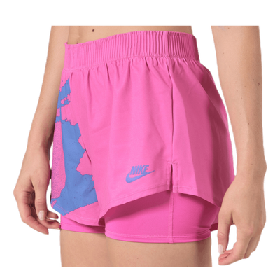 Court Slam Shorts Pink/Blue