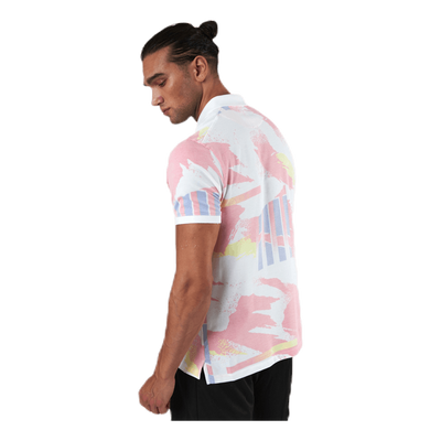 Challenge Court Polo White/Red