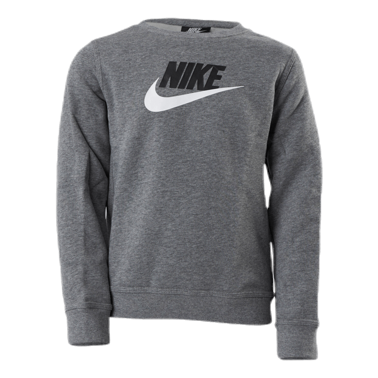 Sportswear Club Fleece Big Kids' (Boys') Crew CARBON HEATHER