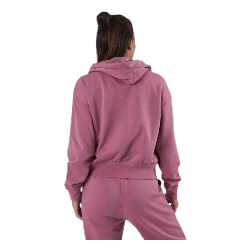 Nsw Hoodie Fz Flc Bb Vrsty Pink