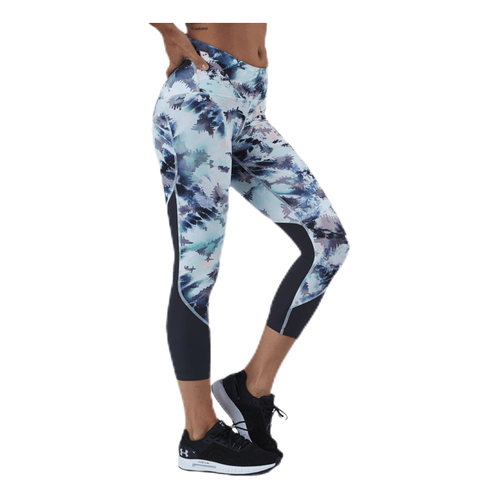 Fly Fast Printed Crop Blue