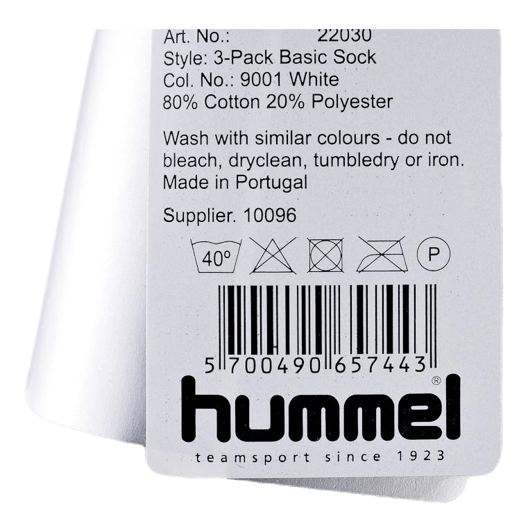 3-Pack Basic Sock White
