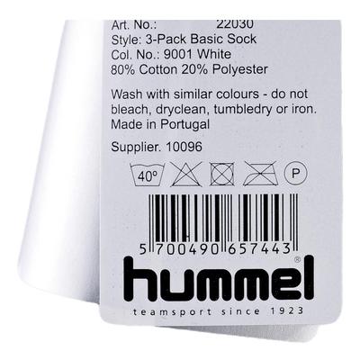 3-Pack Basic Sock White