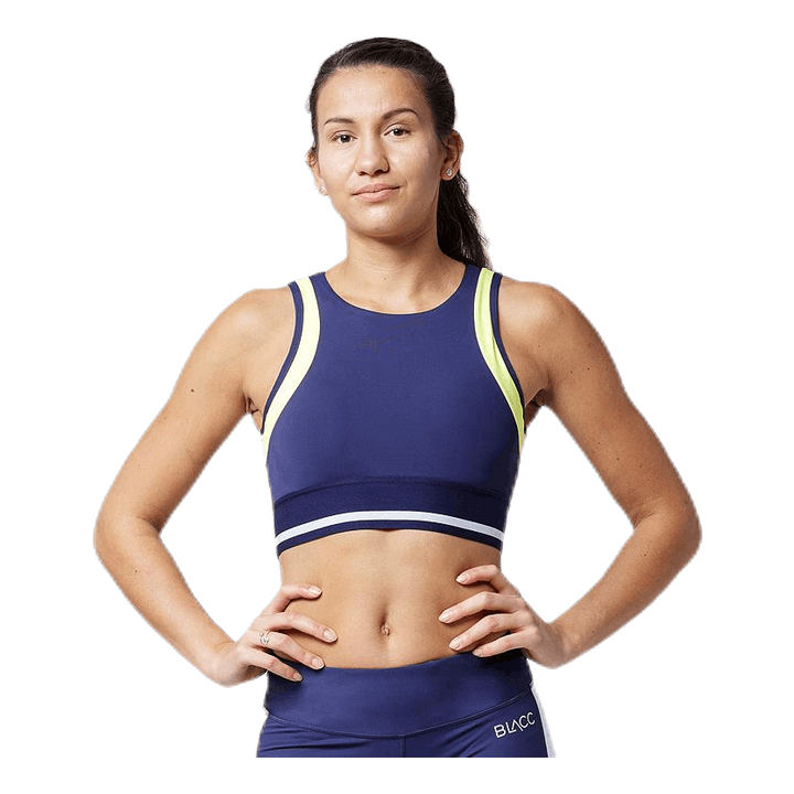 Jump Sports Bra  Blue/White/Yellow