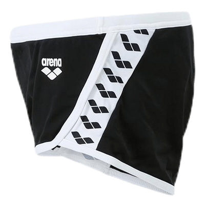 Team Stripe Lowwaist Short White/Black
