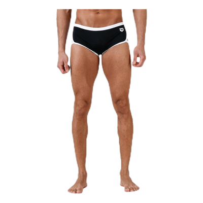 Team Stripe Lowwaist Short White/Black