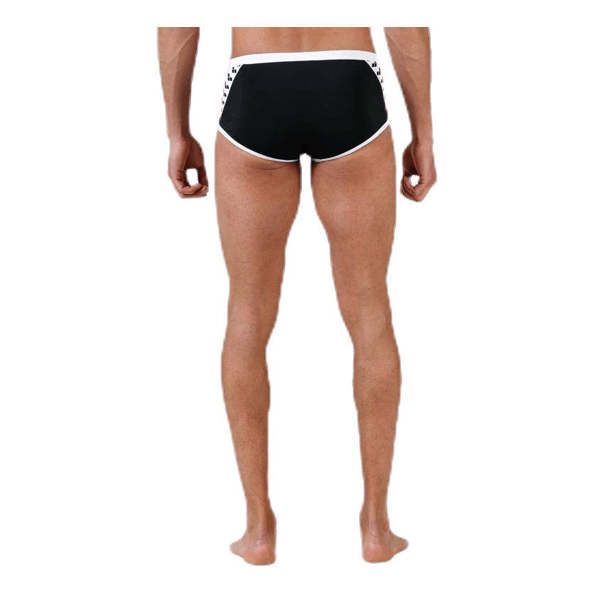 Team Stripe Lowwaist Short White/Black