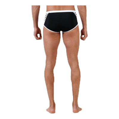Team Stripe Lowwaist Short White/Black