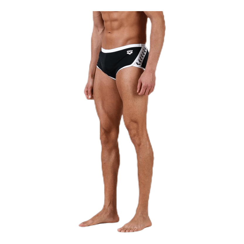 Team Stripe Lowwaist Short White/Black