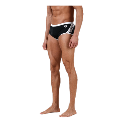 Team Stripe Lowwaist Short White/Black