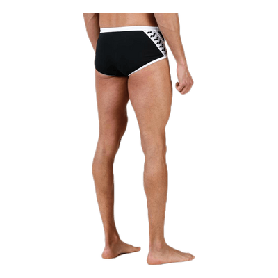 Team Stripe Lowwaist Short White/Black