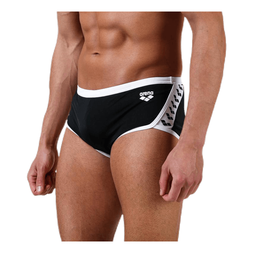 Team Stripe Lowwaist Short White/Black