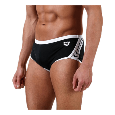 Team Stripe Lowwaist Short White/Black