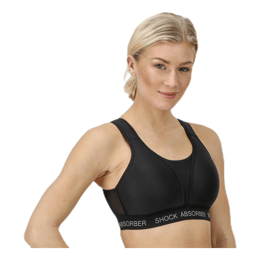 Ultimate Run Bra Padded Black - Shock Absorber –