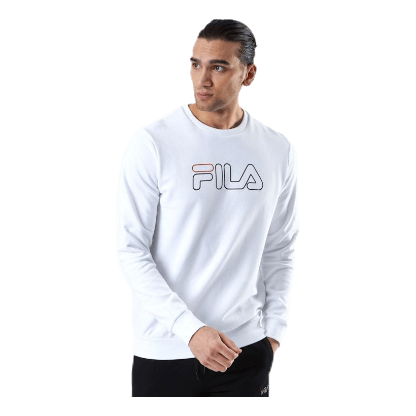 Liam Crew Sweat White