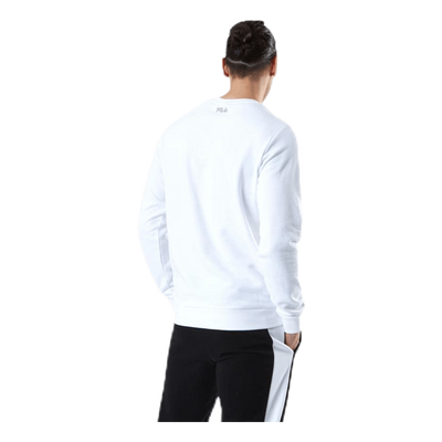 Liam Crew Sweat White