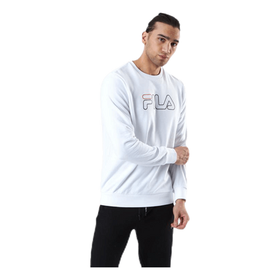 Liam Crew Sweat White