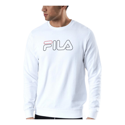 Liam Crew Sweat White