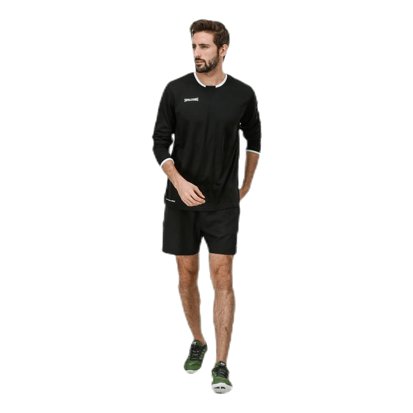 Move Shooting Shirt L/S White/Black