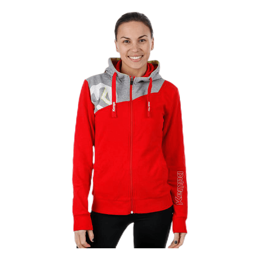 Core 2.0 Hood Jacket W Grey/Red