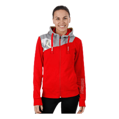 Core 2.0 Hood Jacket W Grey/Red