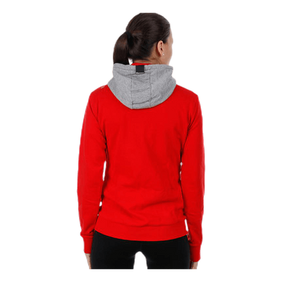 Core 2.0 Hood Jacket W Grey/Red