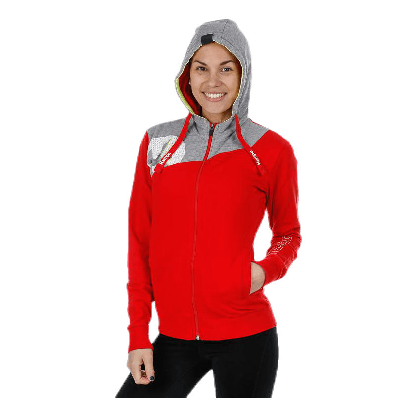 Core 2.0 Hood Jacket W Grey/Red