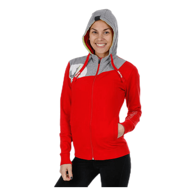 Core 2.0 Hood Jacket W Grey/Red