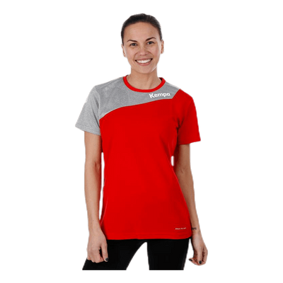 Core 2.0 Shirt W Grey/Red