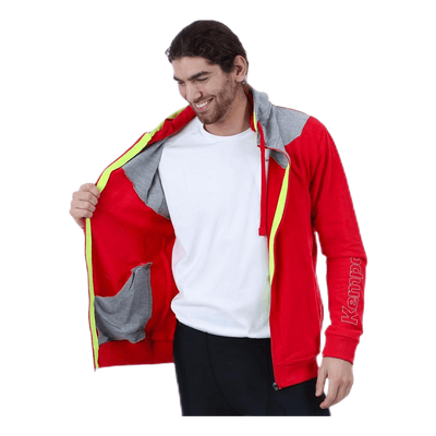 Core 2.0 Hood Jacket Grey/Red