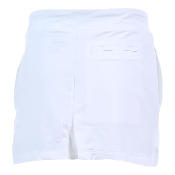 Girls Solid Knit Skirt White