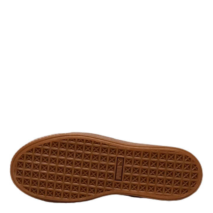 Suede Platform Animal Pink
