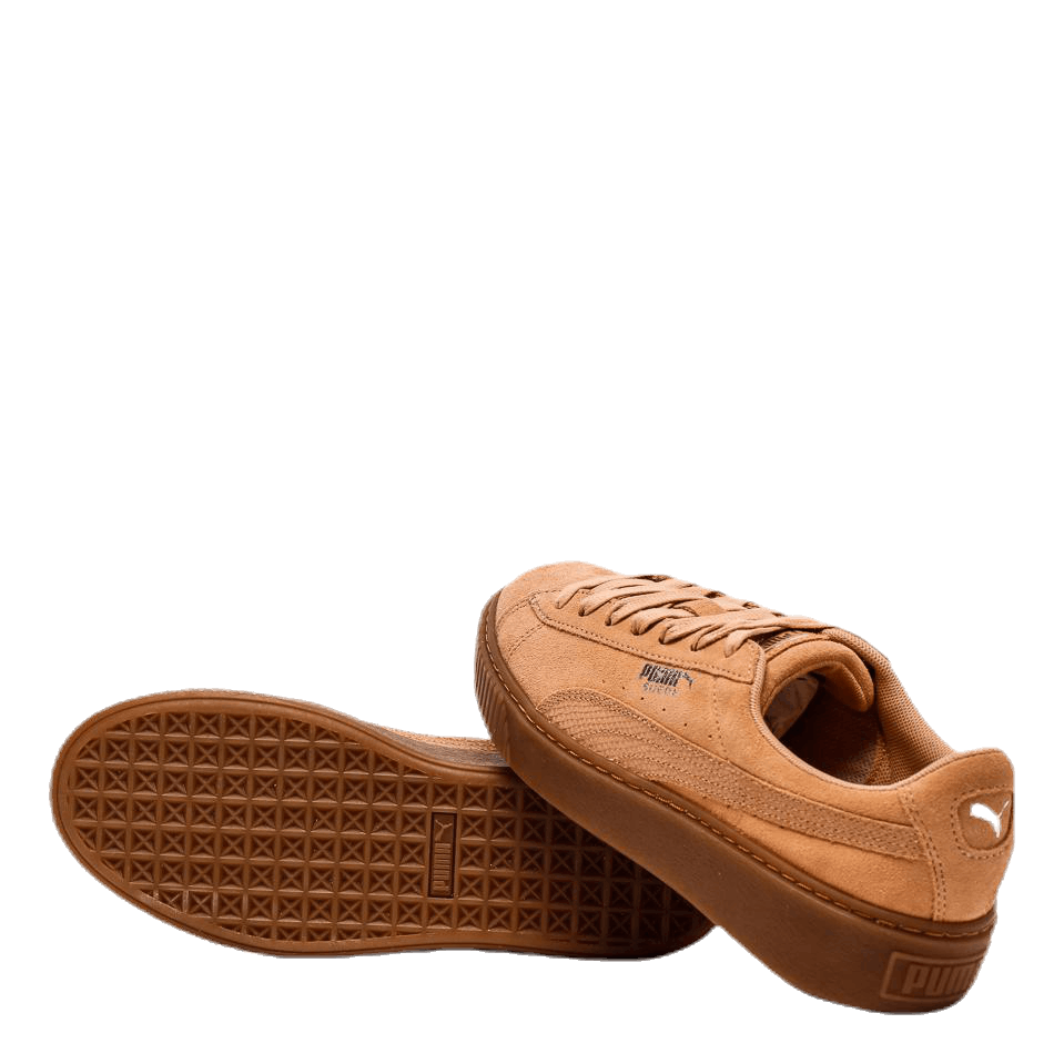 Suede Platform Animal Pink