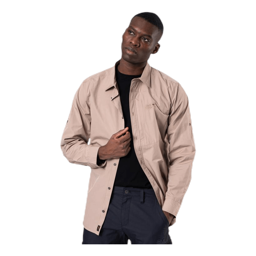 Lakeside Roll-Up Shirt Beige