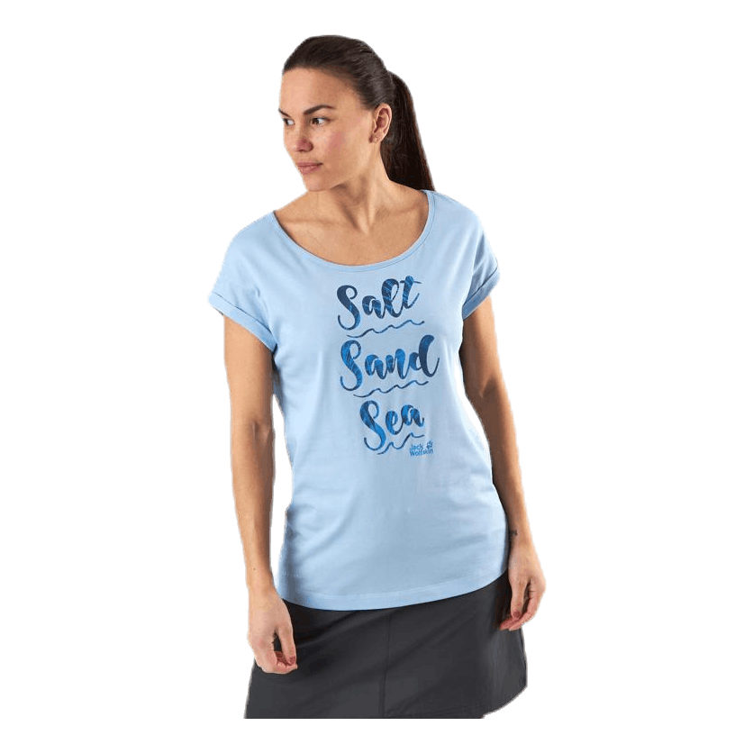 Salt Sand Sea Tee Blue