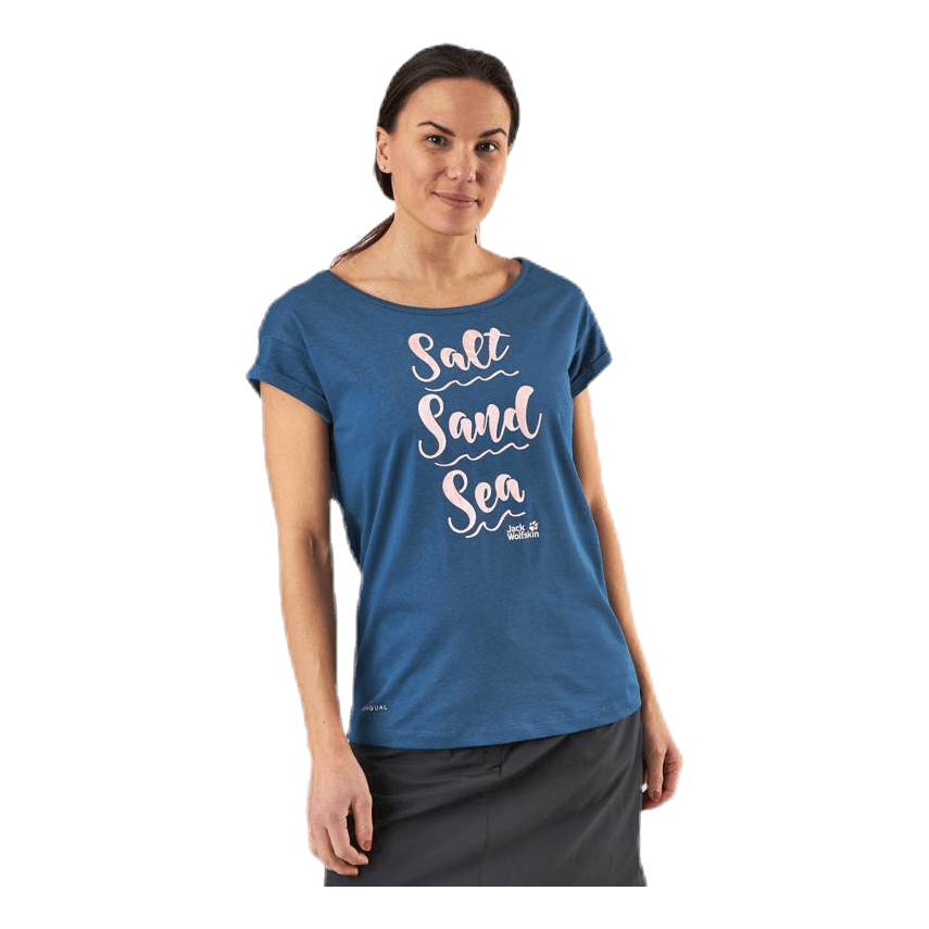 Salt Sand Sea Tee Blue