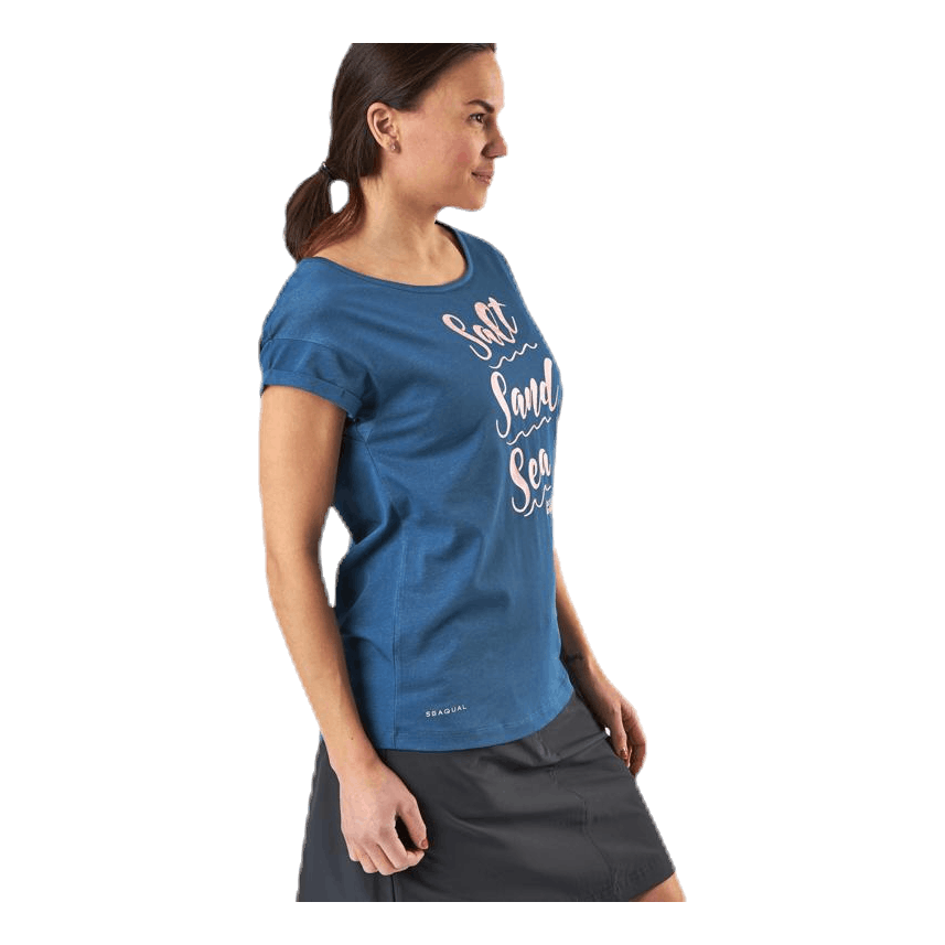 Salt Sand Sea Tee Blue