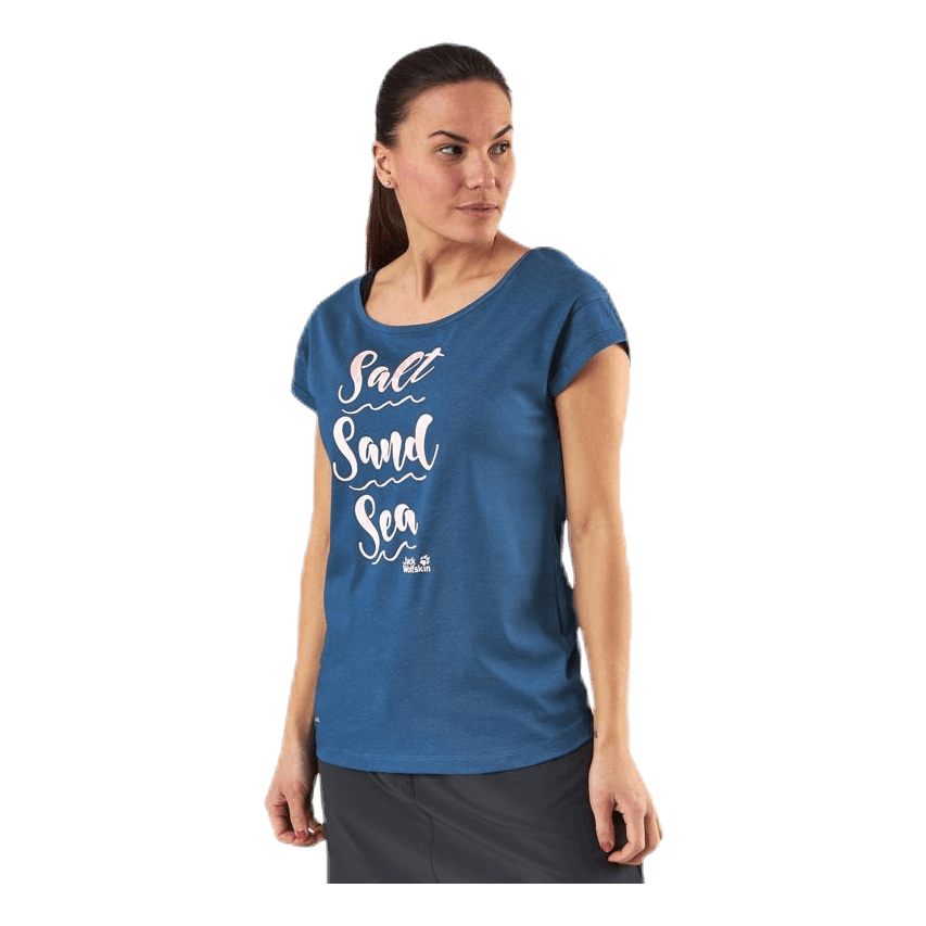 Salt Sand Sea Tee Blue
