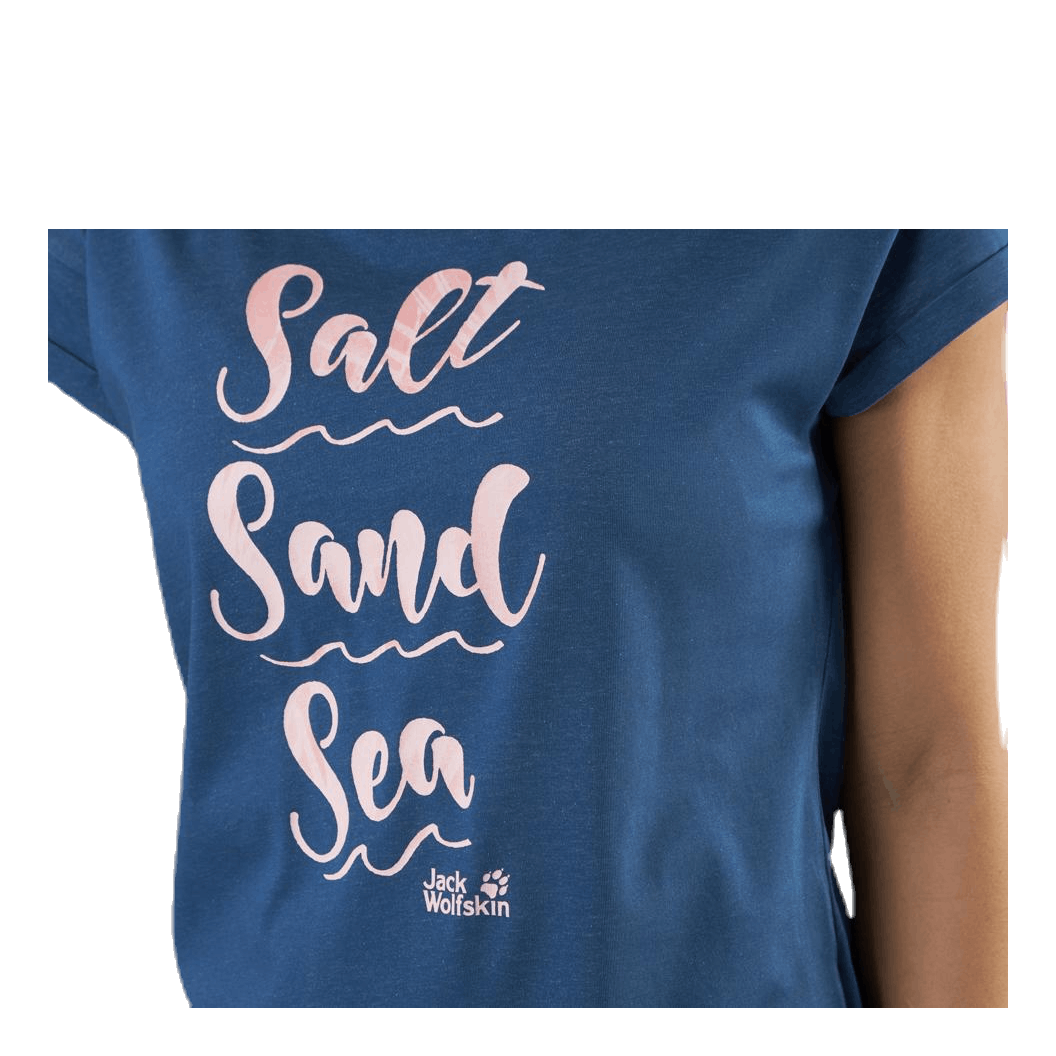 Salt Sand Sea Tee Blue