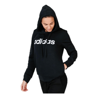 Essentials Linear Over Head Hoodie Black / White