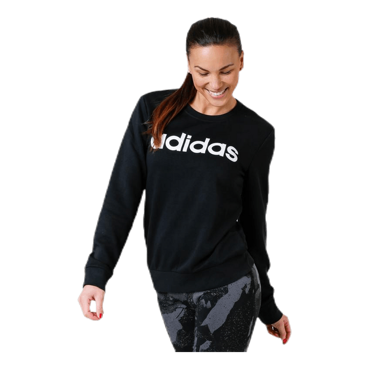 Essentials Linear Crewneck Black / White