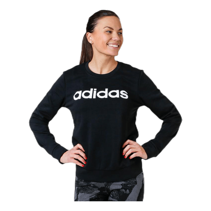 Essentials Linear Crewneck Black / White