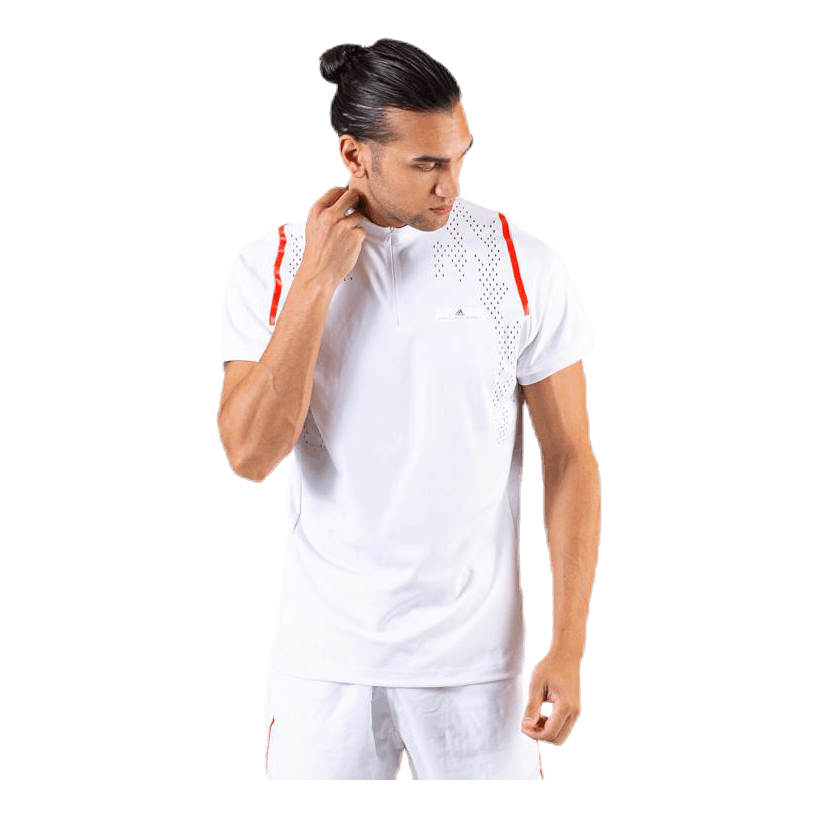 ASMC Zipper Tee White