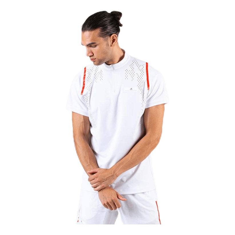 ASMC Zipper Tee White